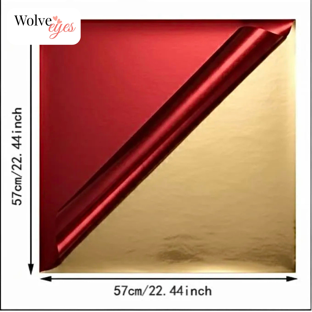 Luxury Red & Gold Gift Wrap