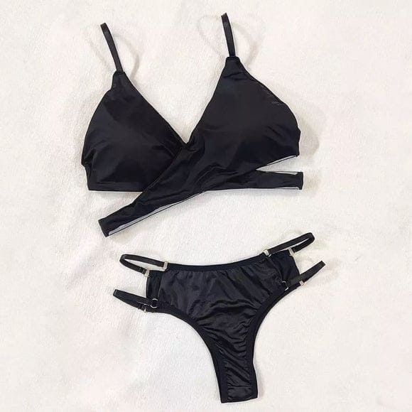Ladies Imported Silk Light Padded Push-Up Bra Set