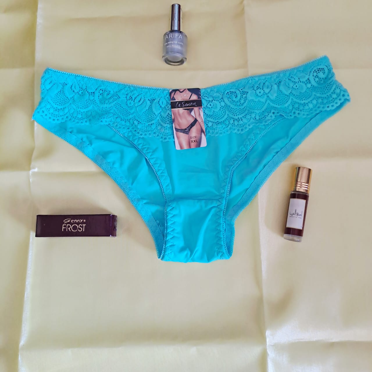 Pack of 2 Lace Trimmed Thong Panties