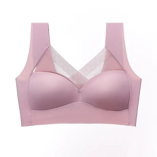 Seamless Wireless Padded Sleep Bralette – One Piece Comfort Bra