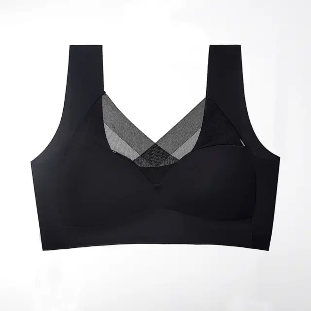 Seamless Wireless Padded Sleep Bralette – One Piece Comfort Bra