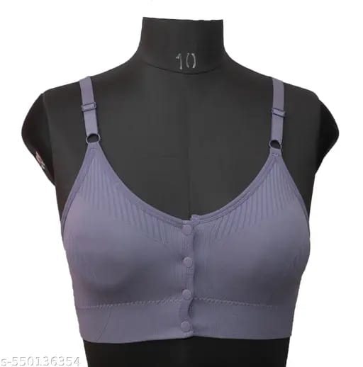 Everyday Button-Front Comfort Bra