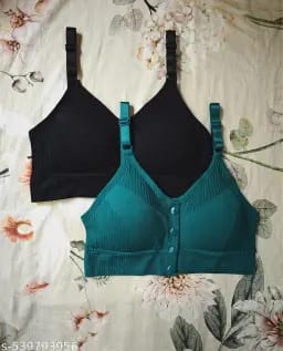 Everyday Button-Front Comfort Bra