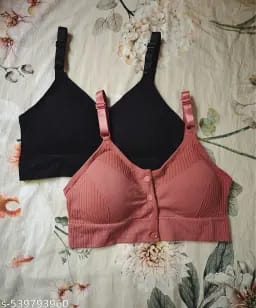 Everyday Button-Front Comfort Bra