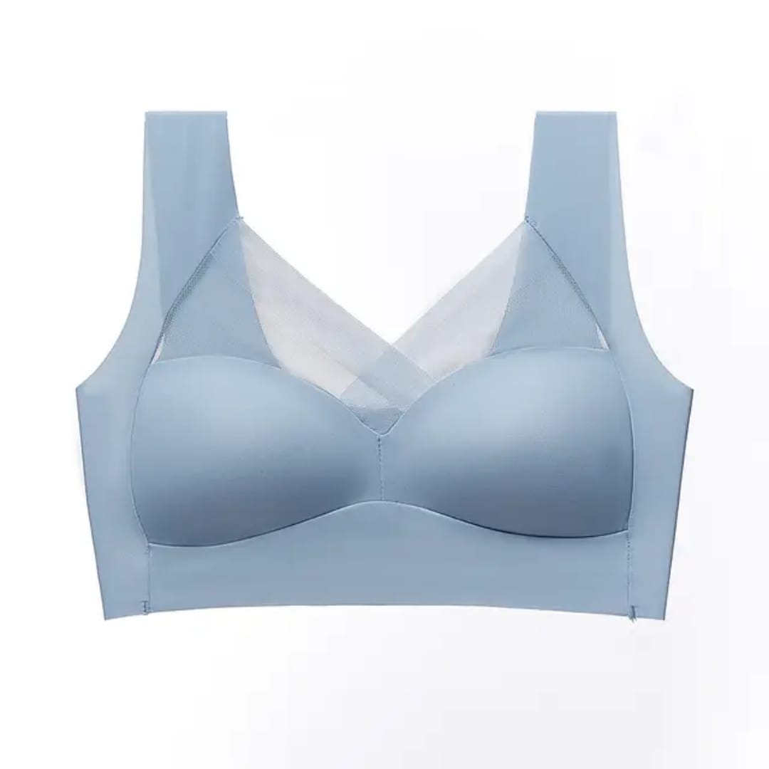 Seamless Wireless Padded Sleep Bralette – One Piece Comfort Bra