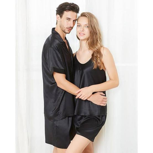 Couple Night Shorts Sleepwear Set