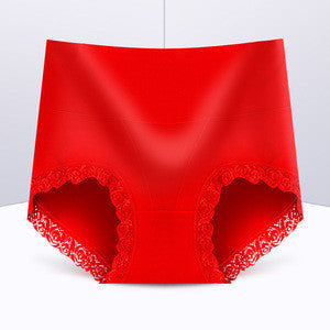 Mid-High Waist Cotton Lace Panty – Elegant Comfort